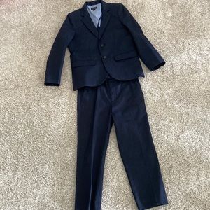 Navy blue J Crew (Crew Cuts) Boys Thompson suit